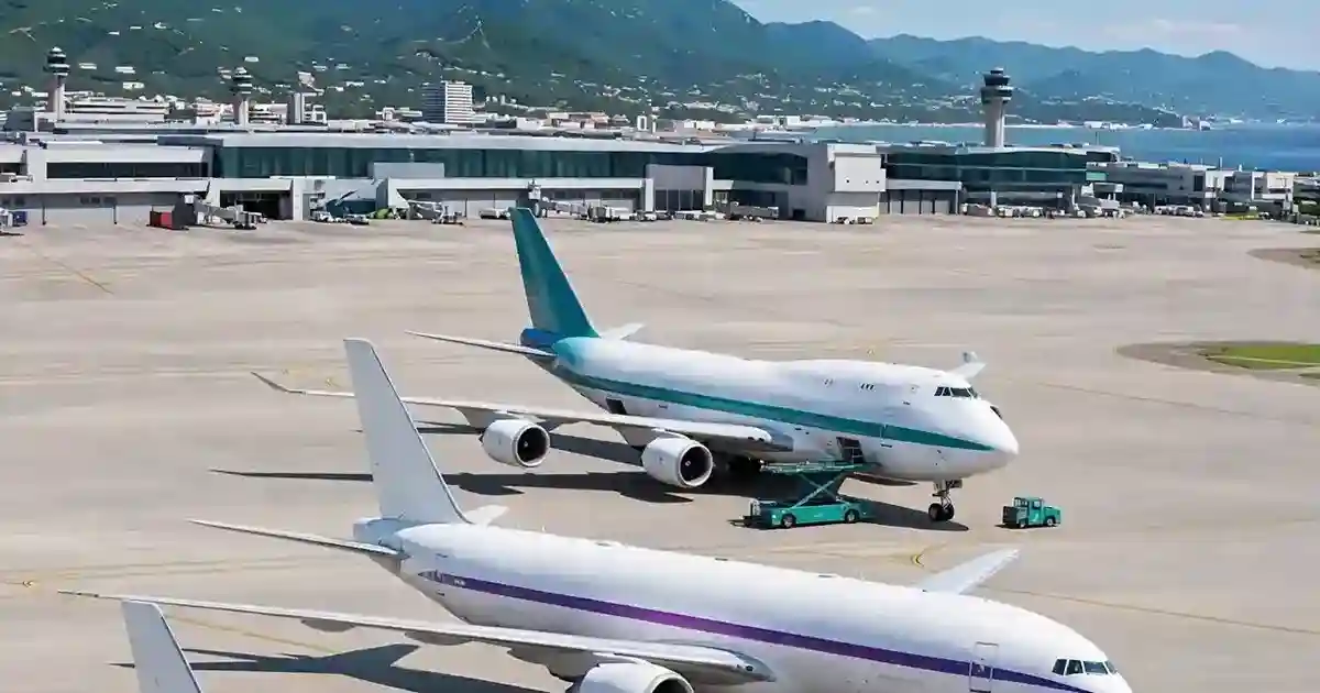 Cargo aircraft representing the CPEC Aerial Silk Road