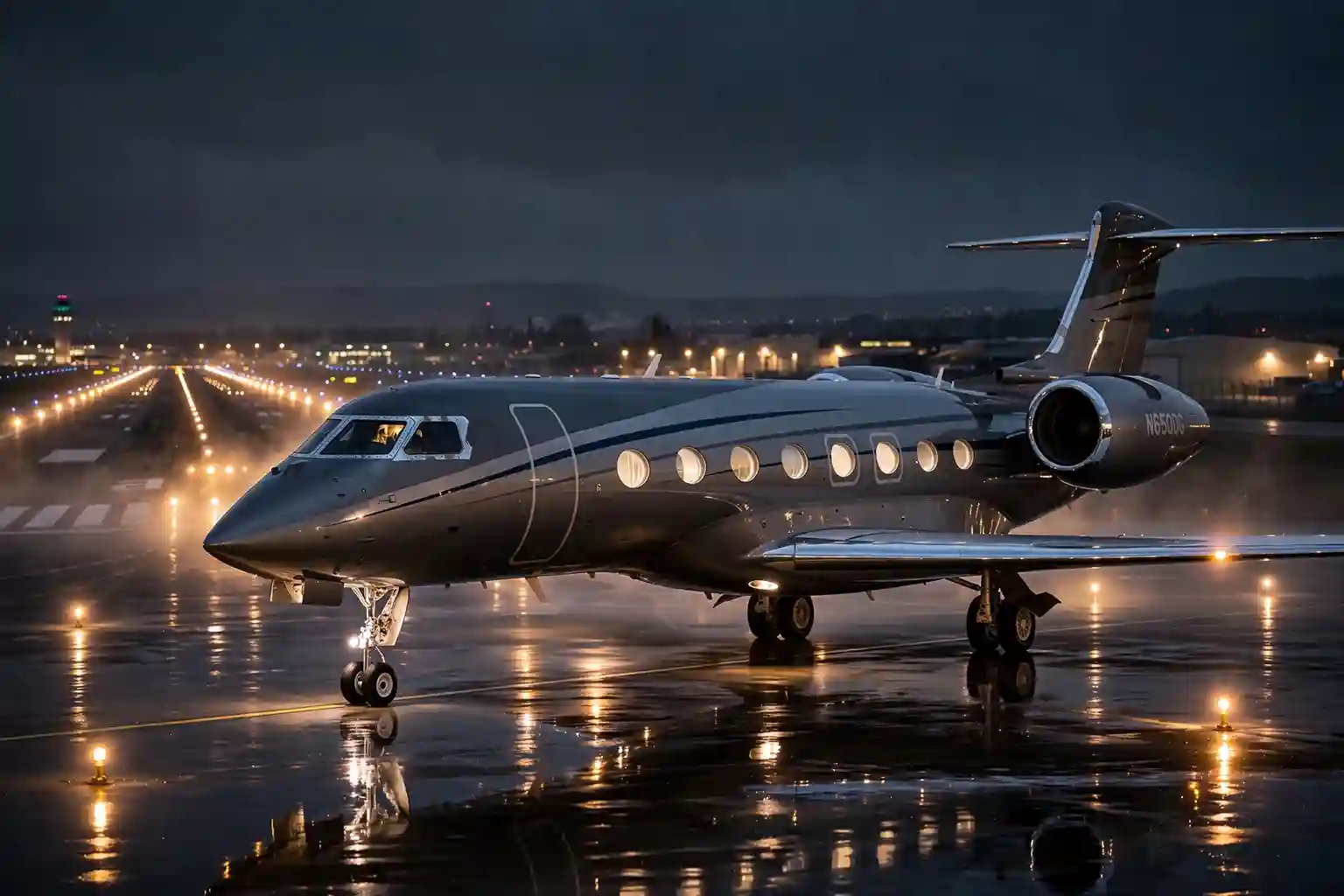 Heavy Private Jet